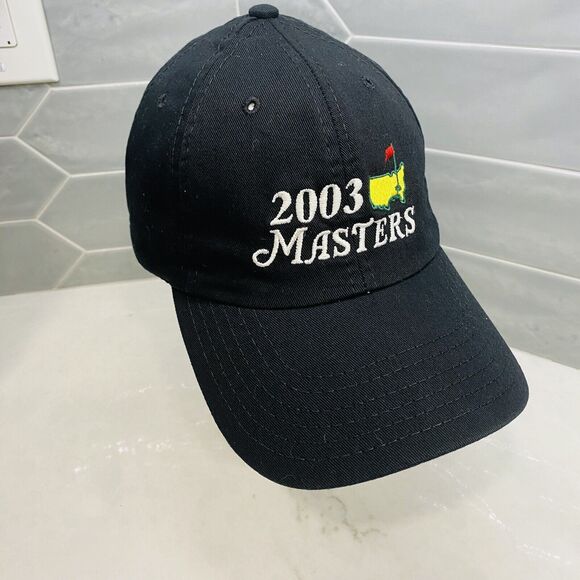 Masters Golf Hat 2003 Vintage Green Cotton Adjustable Cap Augusta National